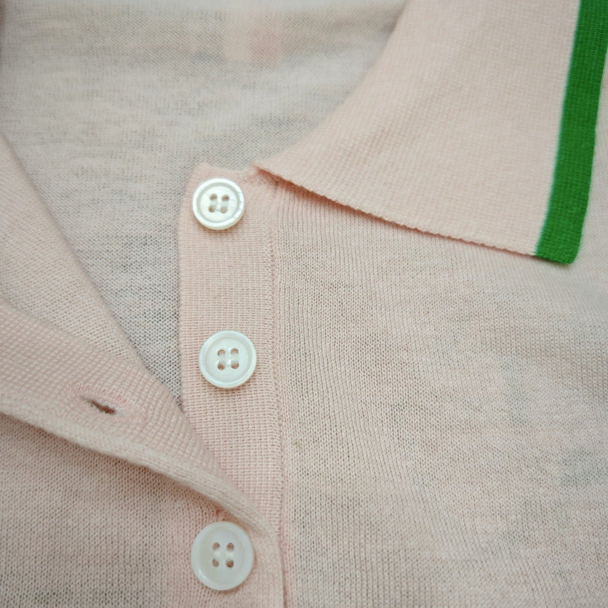 Thom Browne Style Pink Dog-Embroidered Short-Sleeve Polo