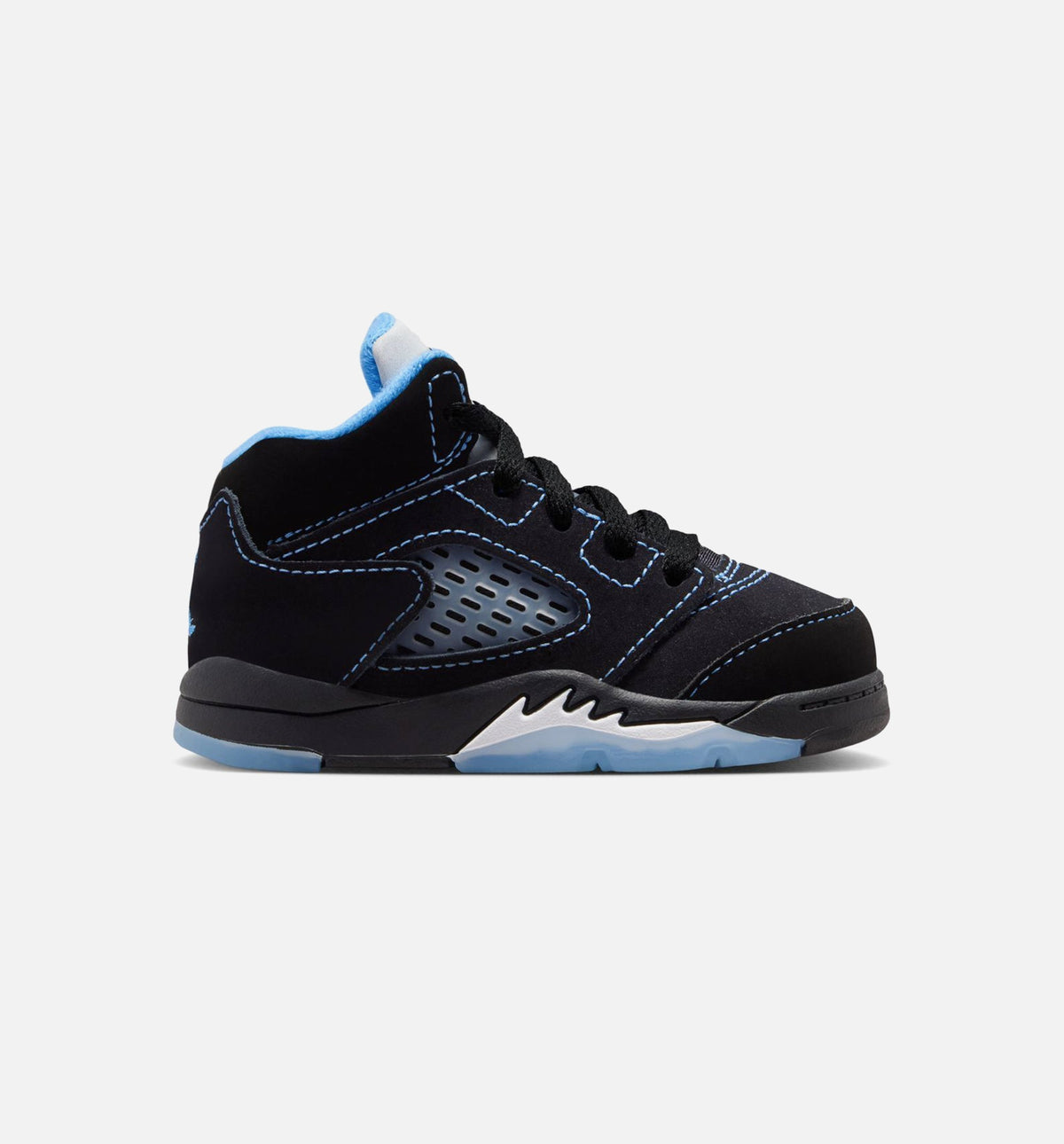 Air Jordan 5 Retro Black Carolina Infant/Toddler – Black/University Blue/White