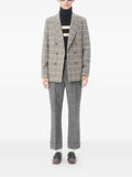 Valentino Garavani double-breasted check-pattern blazer
