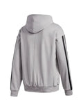 adidas logo-stripes hoodie