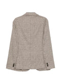 LUIGI BIANCHI MANTOVA Prince of Wales check blazer