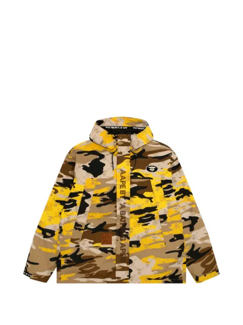 AAPE BY *A BATHING APE® Camo down hooded jacket