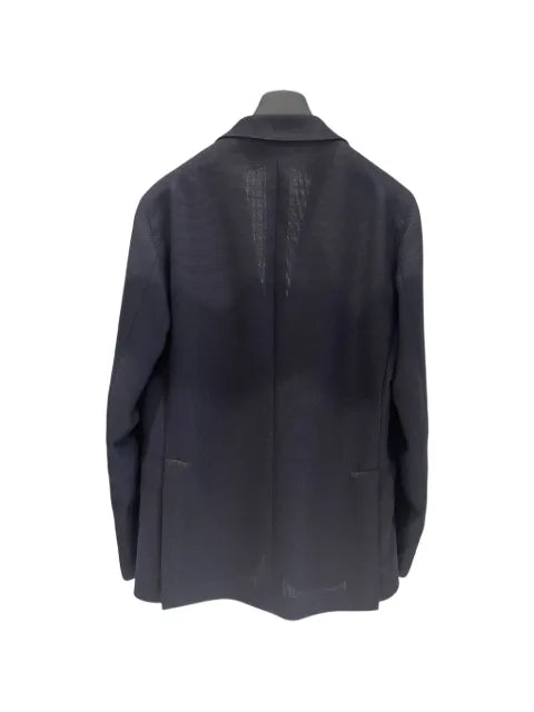Tagliatore textured-finish peak-lapel blazer
