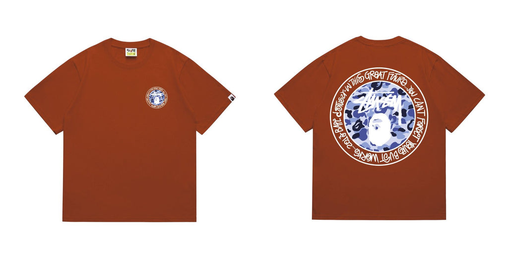 BAPE White-Ring Camo Back Graphic T-Shirt