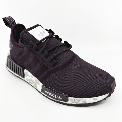 Adidas Originals NMD R1 Shadow Maroon White Womens Sneakers GW9475